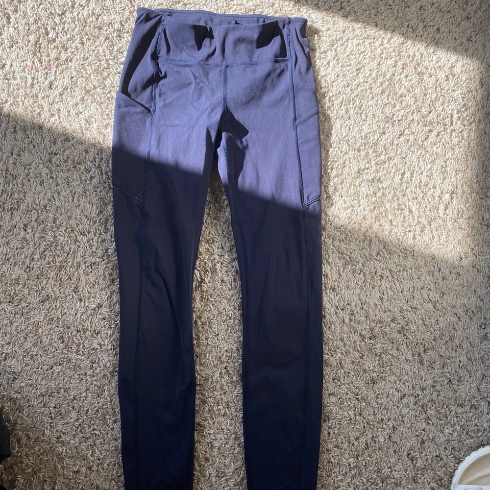 Navy speed up tight lululemon